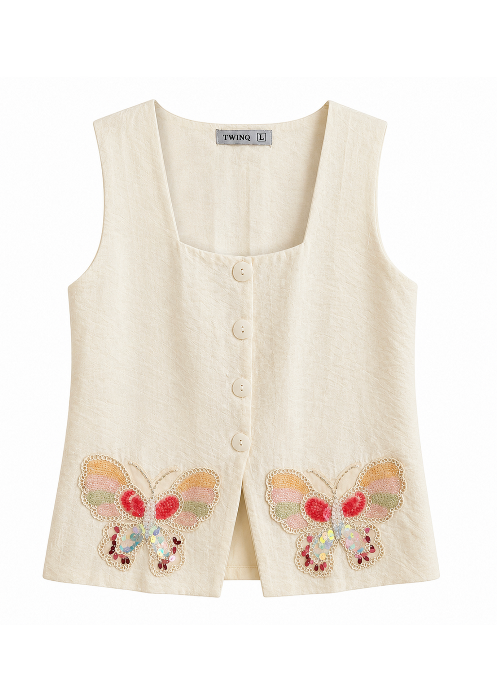 Butterfly Embroidered Co-Ord Set