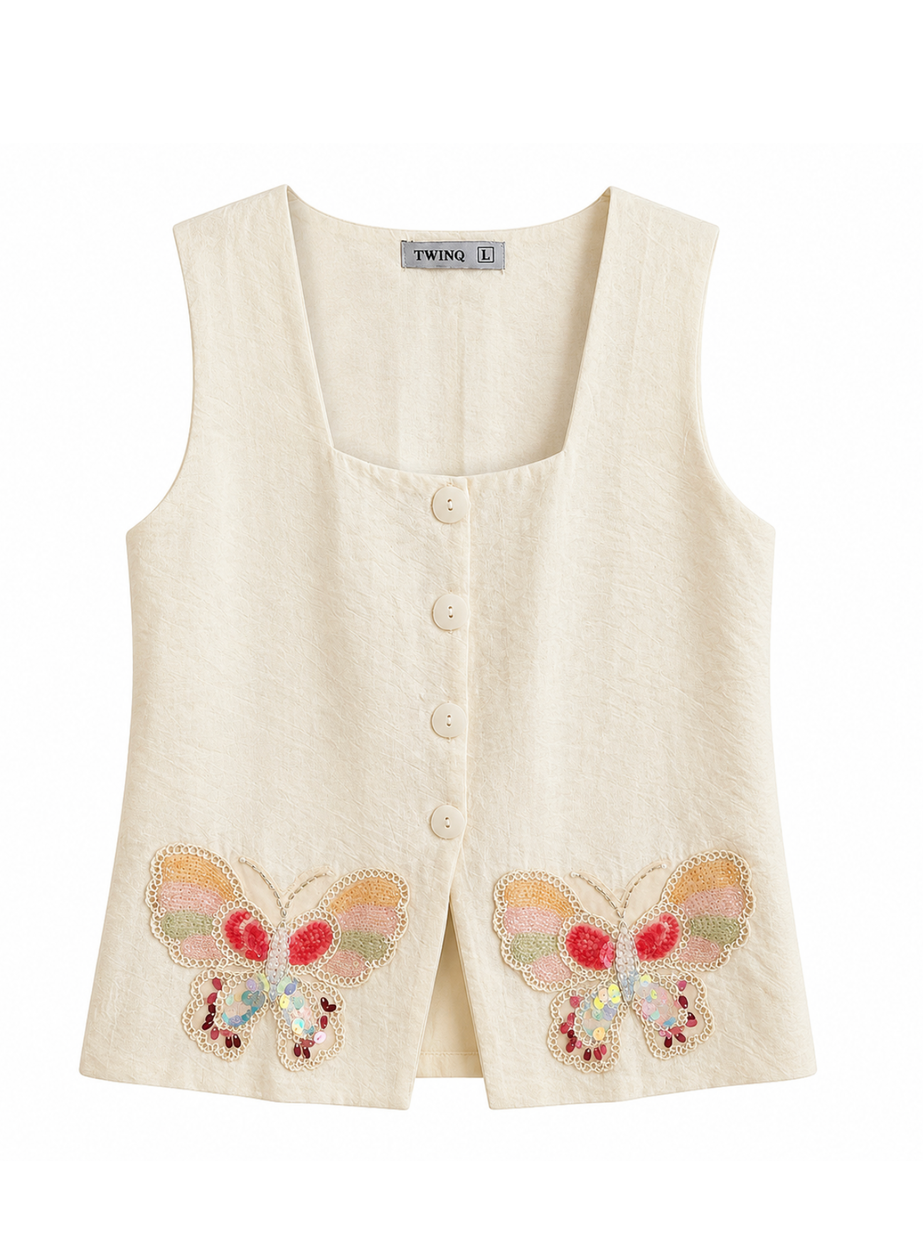 Butterfly Embroidered Co-Ord Set
