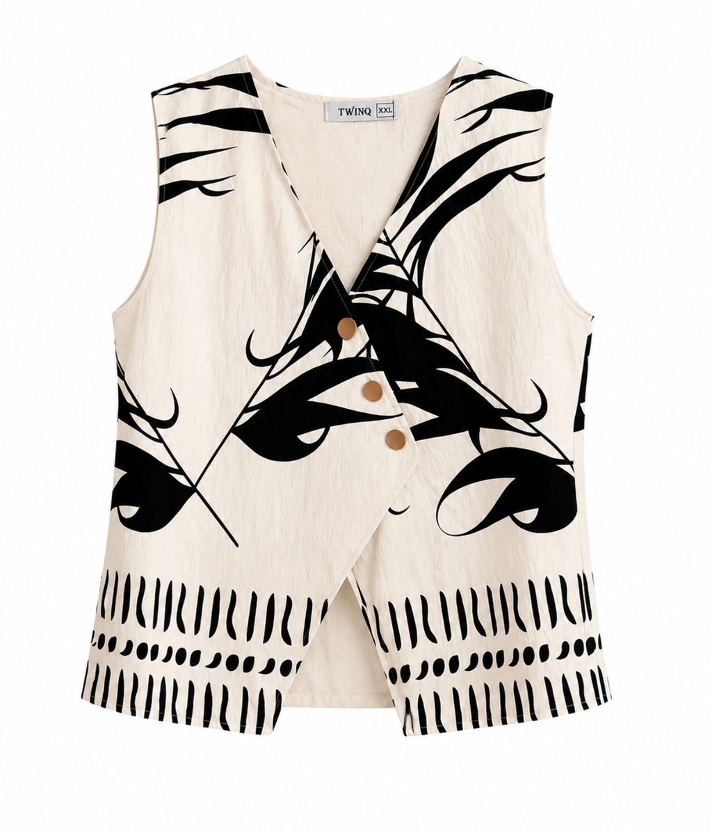 Monochrome Printed Co-Ord Set