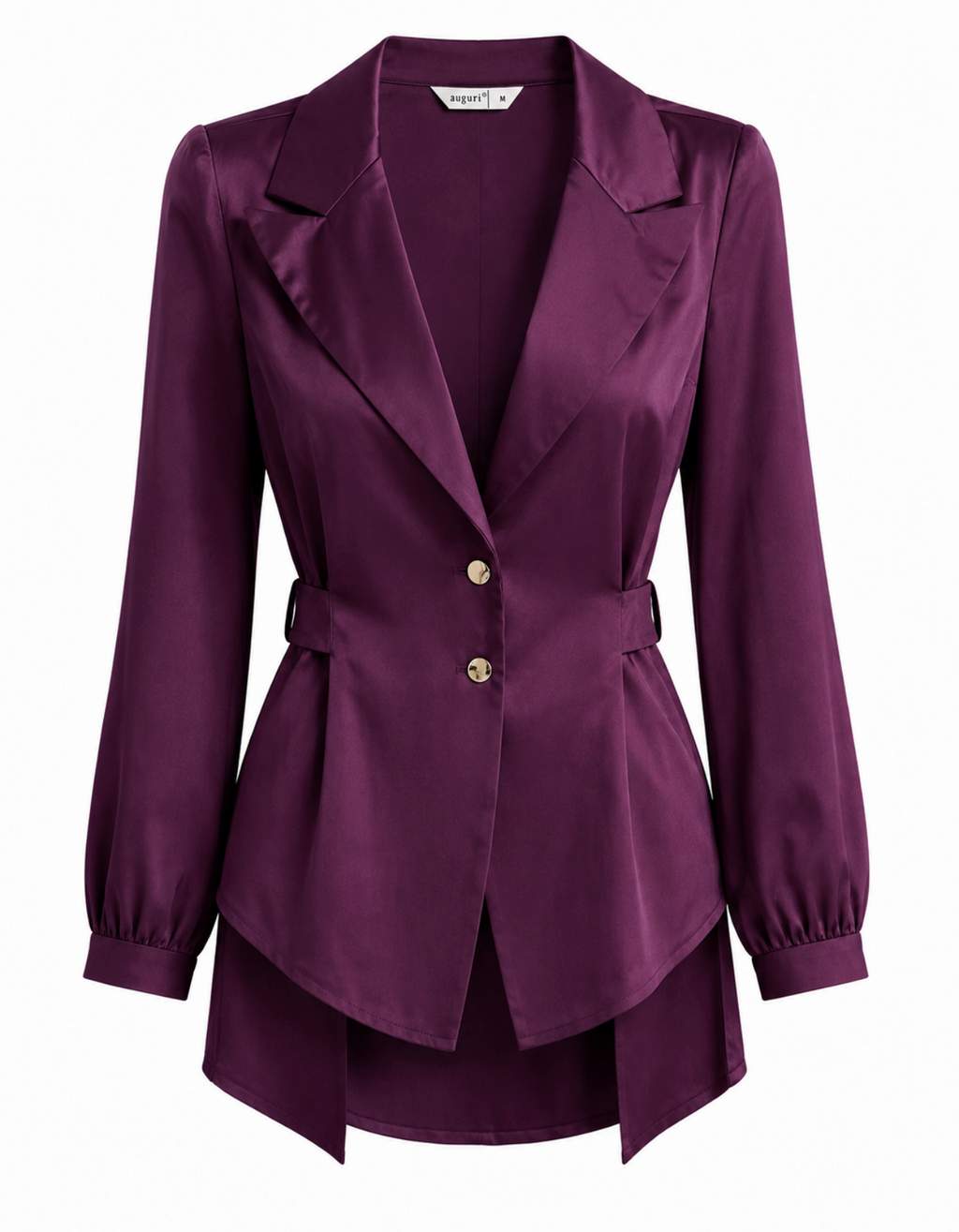 Plum Blazer Style Shirt